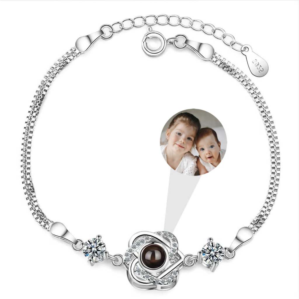 Personalized Chain Photo Bracelet