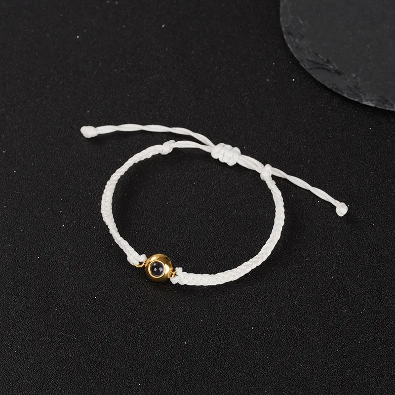 Personalized Circle Photo Bracelet